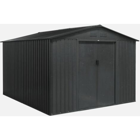 SWEEEK Capannone da giardino in metallo, 8.95m²