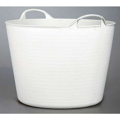 Capazo para vendimia reforzado - 42 l - Ø 43x30 cm - Blanco
