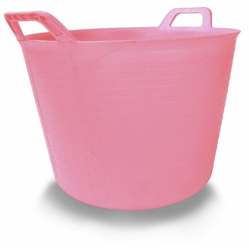 

88727 Capazo Plástico Rosa Nº3 Flextub (40 L.) - Rubi