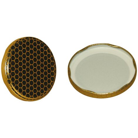 Capes rondes Ø 82 mm en métal pour pots en verre Pack 100 pièces