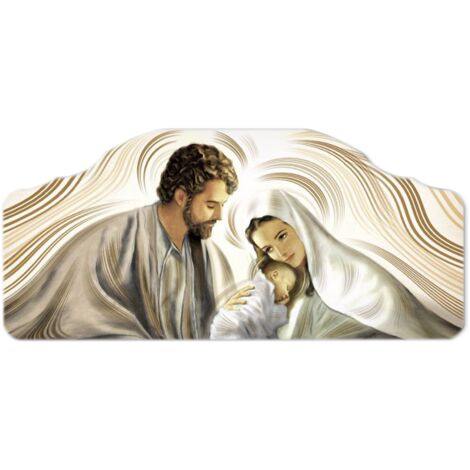Capezzali Nativity Lupia 50x100 cm