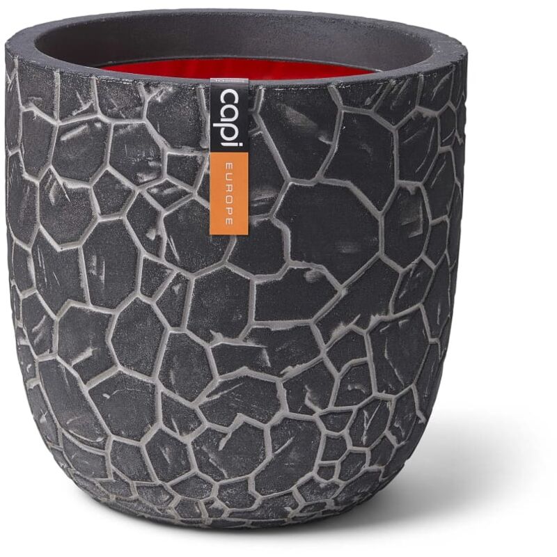 

Macetero ovalado Clay gris antracita 35x34 cm - Antracita - Capi