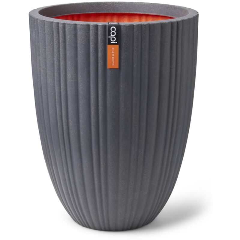 

Capi Jarrón Urban Tube elegante bajo gris oscuro 55x73 cm - Gris