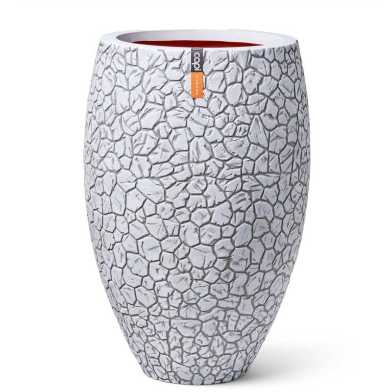 

Jarrón Clay elegante Deluxe marfil 50x72 cm - Blanco - Capi