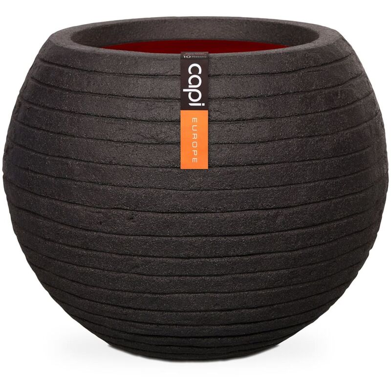 

Jarrón en forma de bola Nature Row 62x48 cm negro KBLRO271 - Negro - Capi