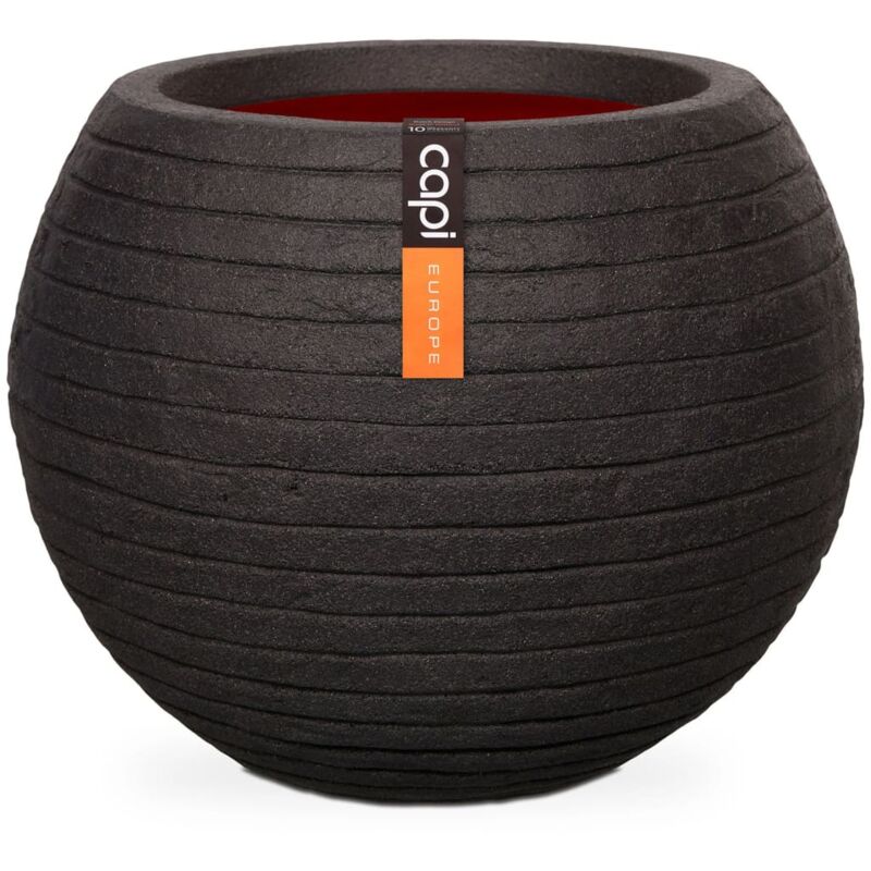 

Capi Jarrón en forma de bola Nature Row negro 40x32 cm KBLRO270 - Negro