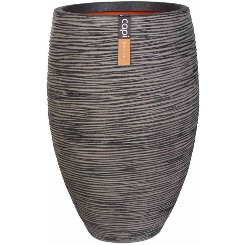 

Jarrón Nature Rib elegante Deluxe 40x60cm antracita KOFZ1131 - Antracita - Capi
