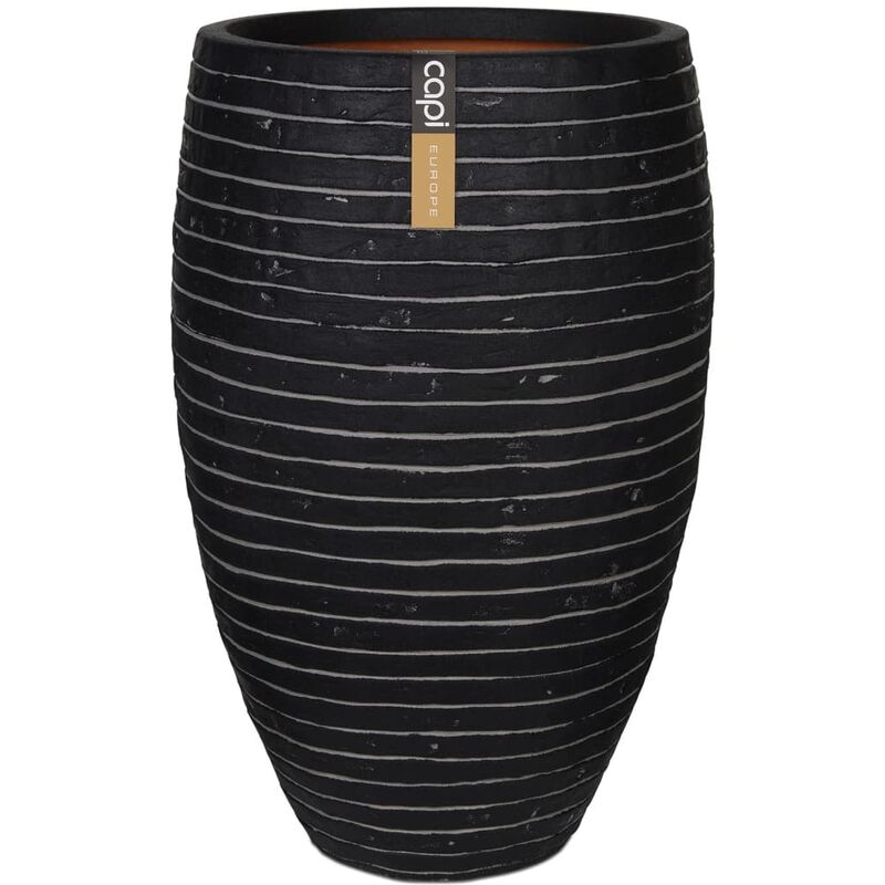 

Jarrón Nature Row Elegant Deluxe 40x60 cm antracita KRWZ1131 - Negro - Capi