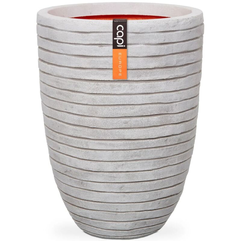 

Jarrón Nature Row KRWI782 elegante bajo color marfil 36x47 cm - Blanco - Capi