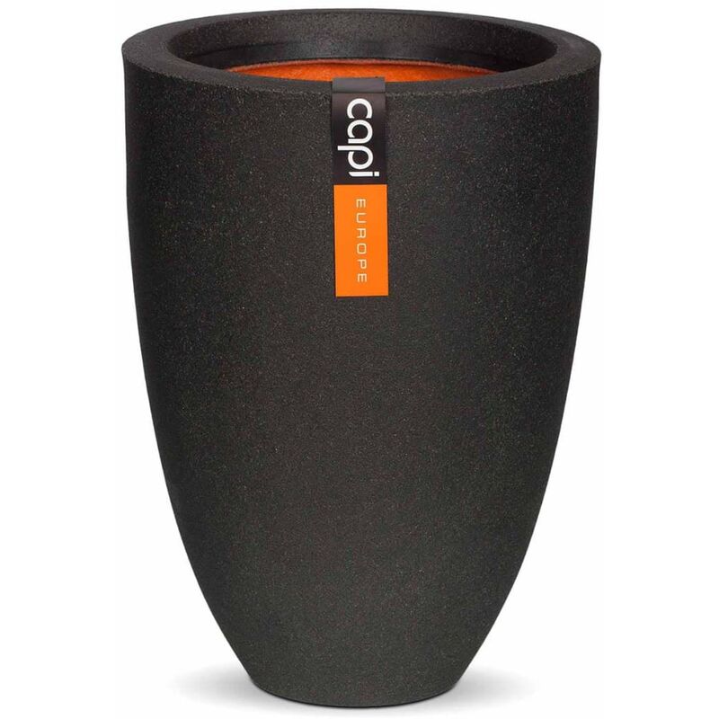 

Jarrón Urban Smooth elegante bajo negro 26x36 cm KBL781 - Negro - Capi
