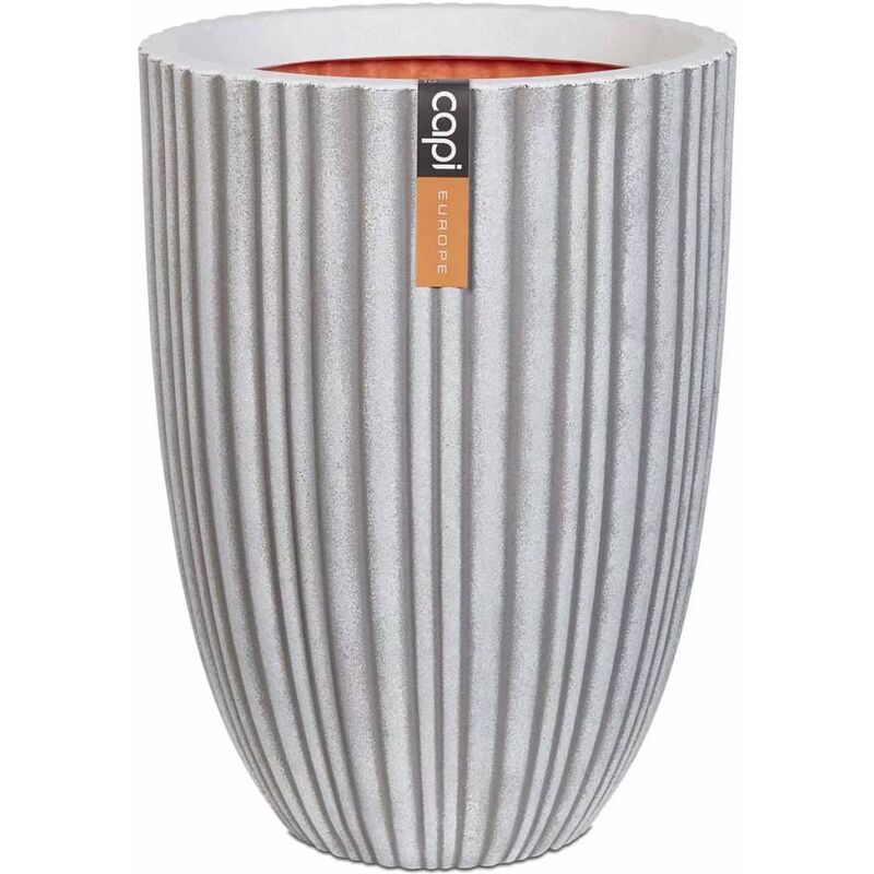 

Jarrón Urban Tube elegante bajo 46x58 cm color marfil PKIVT783 - Blanco - Capi