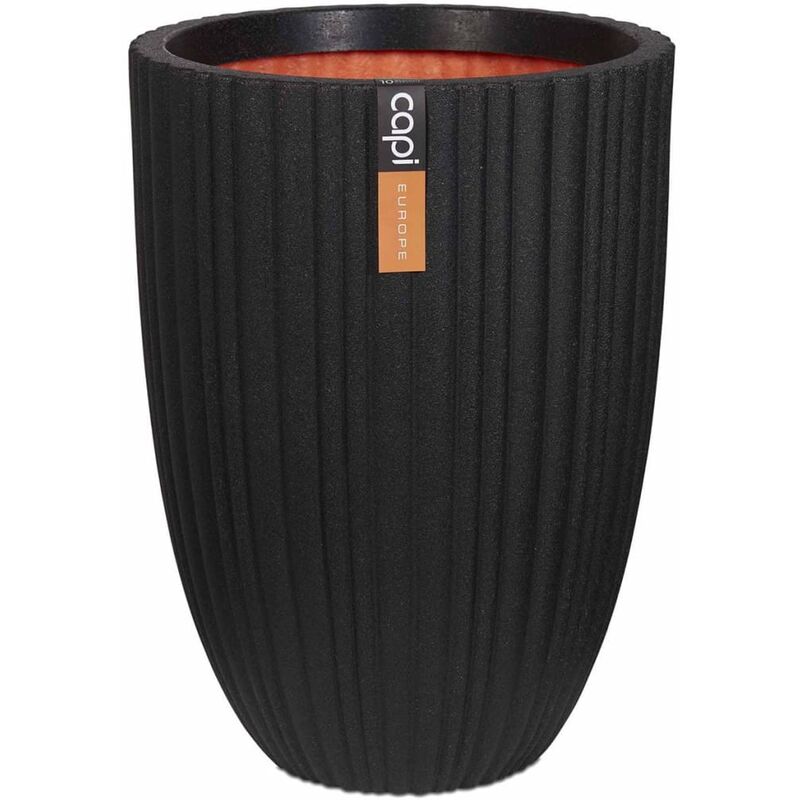 

Capi Jarrón Urban Tube elegante bajo 46x58 cm negro KBLT783 - Negro