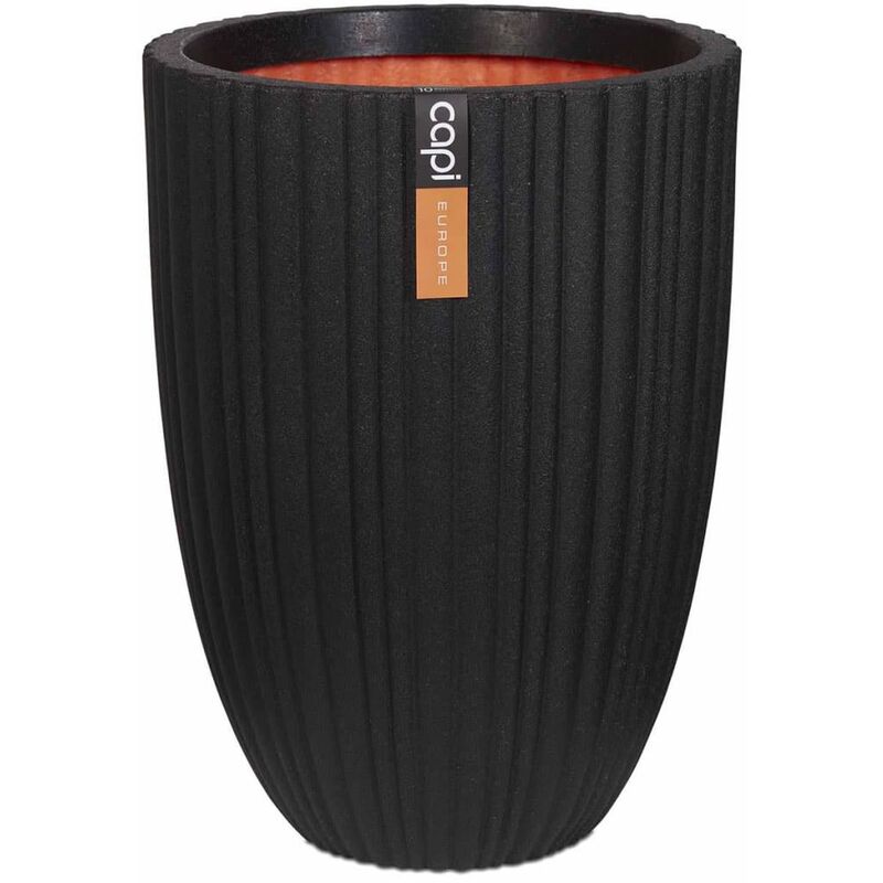 

Jarrón Urban Tube elegante bajo 55x73 cm negro PKBLT785 - Negro - Capi