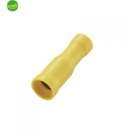 Capicorda cilindrico Electraline maschio 4-6mm 10pz giallo