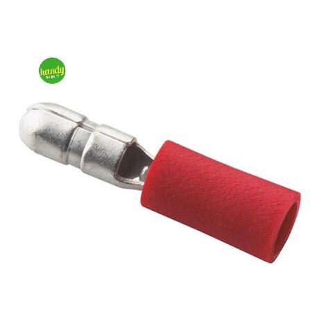 Capicorda cilindrico Electraline maschio 4-6mm 10pz rosso