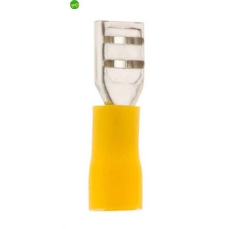 Capicorda clips Electraline 4-6mm 10pz giallo