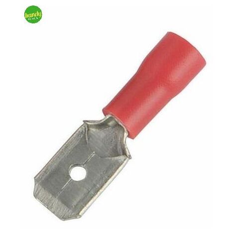 Capicorda Electraline femmina 6,35mm 10pz rosso