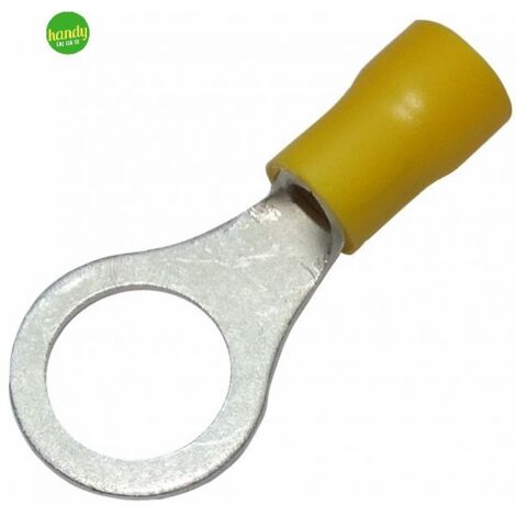 Capicorda Electraline occhiello 6,5mm 10pz giallo
