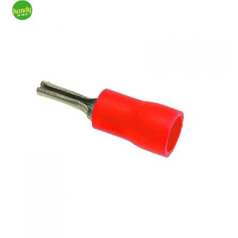Capicorda Electraline puntale maschio 0,5-1,5mm rosso