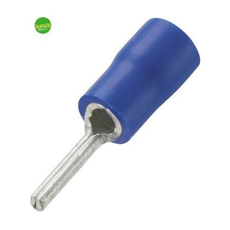 Capicorda Electraline puntale maschio 1,5-2,5mm blu
