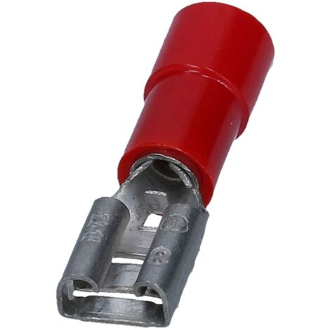 Capicorda innesto femmina rosso 4,8x0,8 mm, uso generaleCEMRF-F408