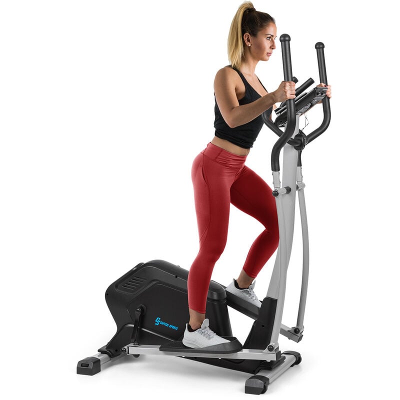 

capital_sports Helix Comfort Bicicleta elíptica kinomap acceso bajo 12kg de masa oscilante
