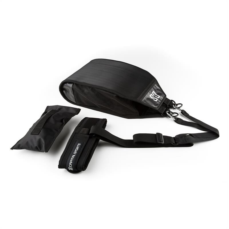

Grindor Power Sled Trineo de empuje 40 kg máx. Correas 4 Sacos