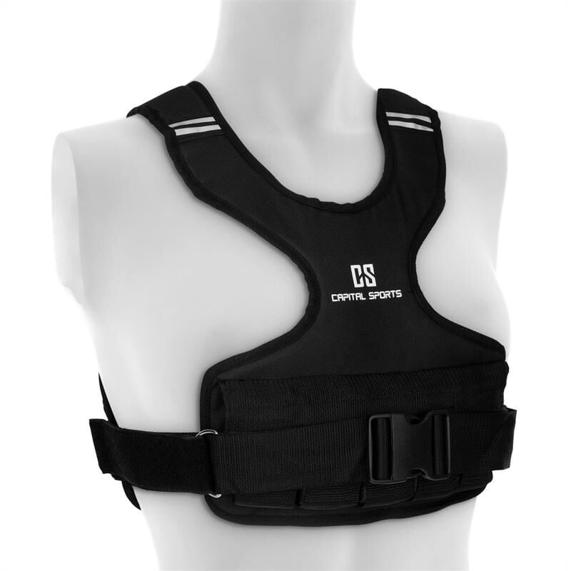 

Medusa Chaleco lastrado de 10 kg Nilón 1200D Cinturón pectoral Negro