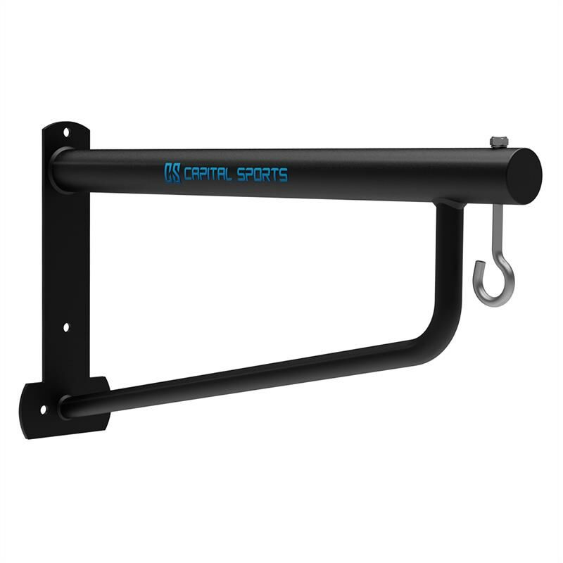 

Capital Sports - Robrack Soporte para cuerda de alpinismo máx. 200kg Gancho Metal Montaje en pared Negro