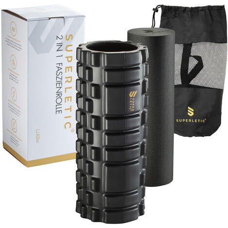 Capital Sports Tomaj Faszienrolle Elite 2 in 1 33x14x14cm formstabil Gewicht: 1kg