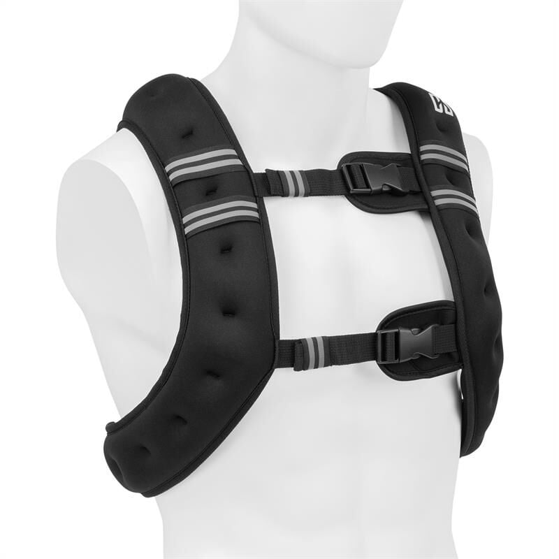 

X-Vest Chaleco lastrado de 8 kg Neopreno/Nilón 2 cinturones pectorales Negro