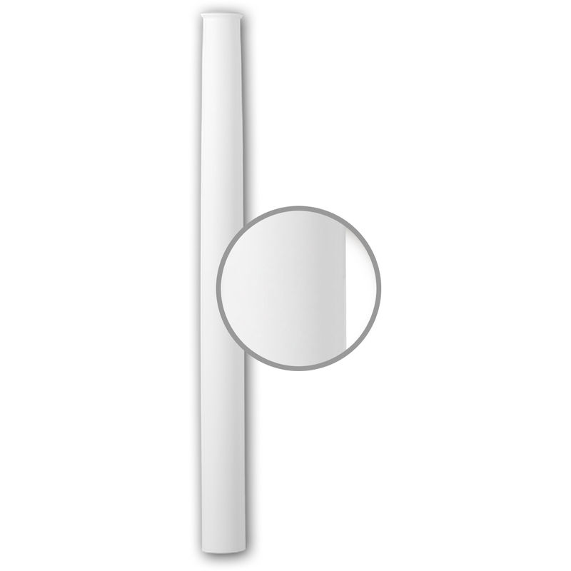 

Profhome Decor - Fuste de media columna 116060 Profhome Columna Elemento decorativo estilo Neoclasicismo blanco