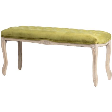 Capitone Bettfuß Holzbeine 110x36x47 cm