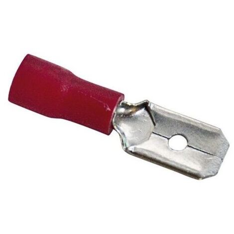 Capocorda 4,8x0,8 Maschio Preisolato Rosso