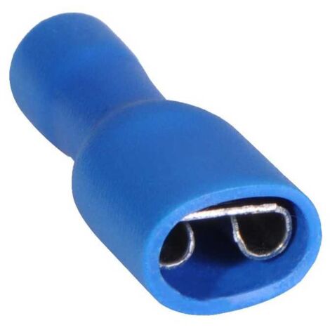 Capocorda 6,3x0,8 Femmina Isolato blu