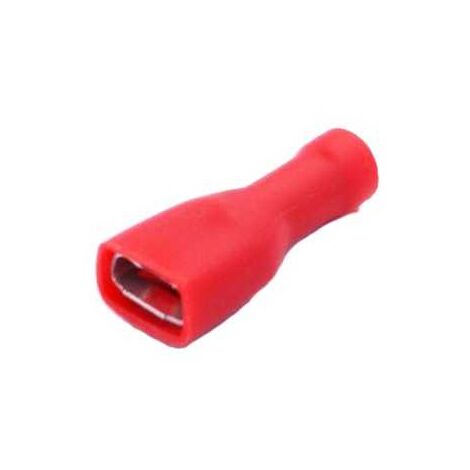 Capocorda 6,3x0,8 Femmina Isolato Rosso
