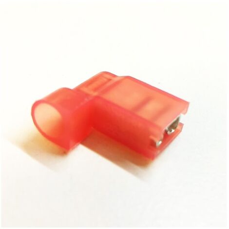 Capocorda 6,3x0,8 Femmina Preisolato a Bandiera Rosso