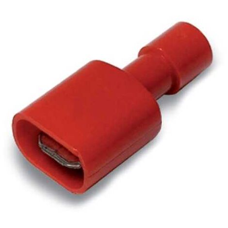 Capocorda 6,3x0,8 Maschio Isolato Rosso