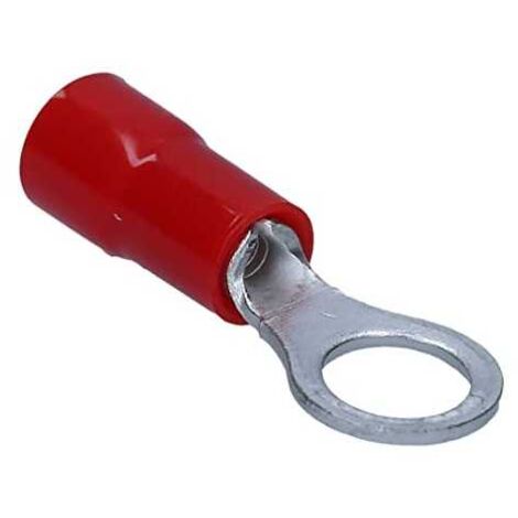 Capocorda a Occhiello 1,5 mm Preisolato Rosso Foro 5 Cembre