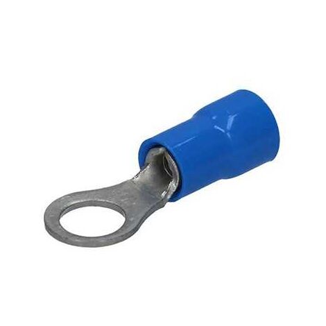 Capocorda a Occhiello 2,5 mm Preisolato Blu Foro 5 cembre
