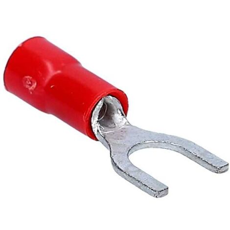 Capocorda Forcella 1,5 mm Rosso Foro 5