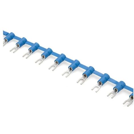 Capocorda forcella concatenato blu sez. 1.5-2.5 mmq foro 4 esterno 6,50 mm