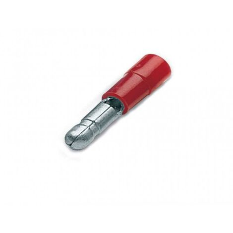 Capocorda occhiello 0,25-1,5 mm, passo D6, rosso isolatoCEMRF-M6