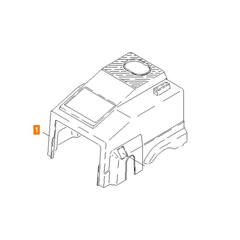 Capot pour nettoyeur haute-pression Karcher 50666790