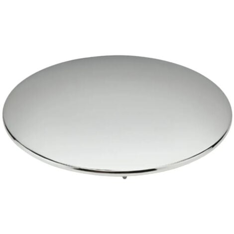 Capot bonde de douche diamètre 120 mm métal chromé