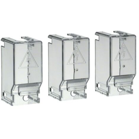 Capot cache borne 3P inter 200 - APPAREILLAGE DE TETE HAGER HZC203