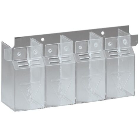 Capot cache borne 4P inter 200 - APPAREILLAGE DE TETE HAGER HZC204