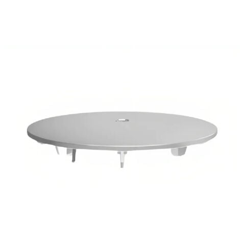 Capot chromé pour bonde de douche, diamètre 112 mm pour trou de 90 mm, pour SANIT 823/90-60