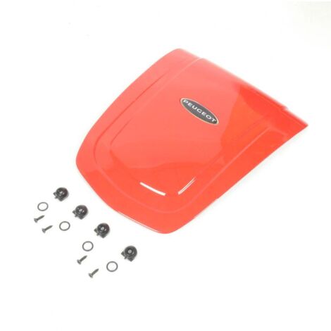 Capot couvercle top case 30L rouge torero pour scooter Peugeot