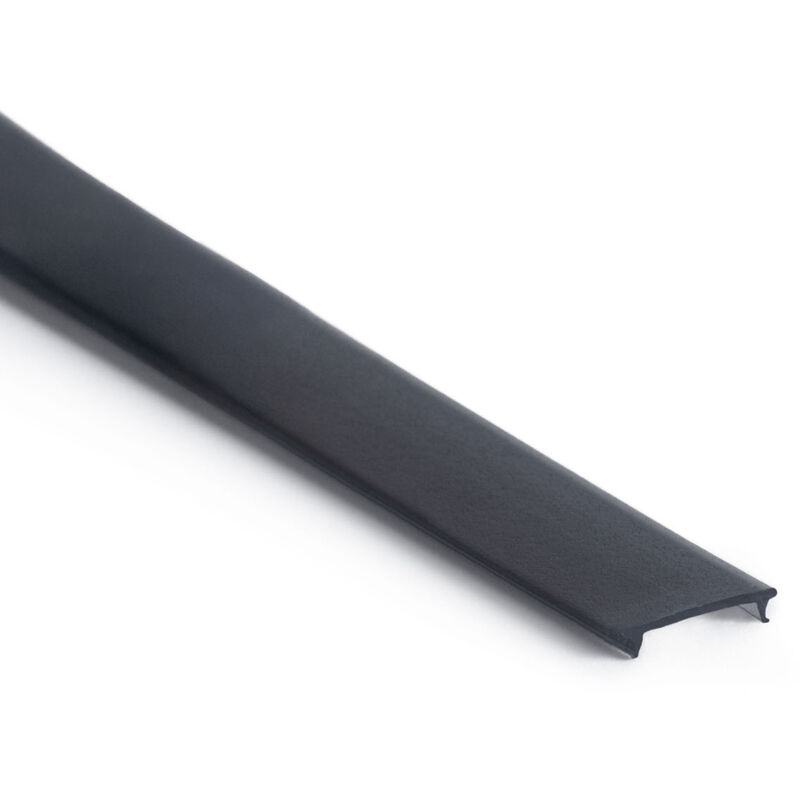 Capot de 10 mètres pour Profilé Aluminium Compatible avec Réf. 129097 Noir translucide